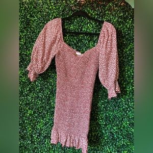 PinkBlush Burgundy Maternity Dress M